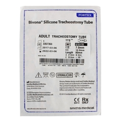 Smiths Medical Tracheostomy Tube Bivona TTS Standard Size 7 Cuffed