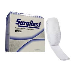Derma Sciences Elastic Net Retainer Dressing Surgilast Tubular Elastic 25 Yard Size 9 White Large Chest / Back / Perineum / Axilla NonSterile, 1/BX