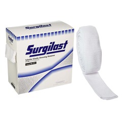 Derma Sciences Elastic Net Retainer Dressing Surgilast Tubular Elastic 25 Yard Size 10 White x-Large Chest / Back / Perineum / Axilla NonSterile, 1/BX