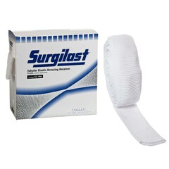 Derma Sciences Surgilast Tubular Elastic Dressing Retainer 25 Yd Stretched White Size 7