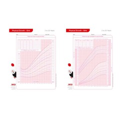 Seca Growth Charts Girls 2-20 Years seca 406G Girls 2 - 20 Years, 100/PK