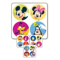 Medibadge MiniBadges 300 per Pack Mickey and Friends Sticker 2-1/2 Inch, 240 per Pack