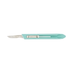 Miltex Medical Safety Scalpel Miltex Surgical Size 10 Size 10 Stainless Steel Blade Surgical Grade, 10 EA/BX