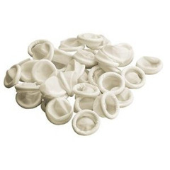 GF Health Finger Cot Medium 2-3/4 Inch Length Powder Free Latex NonSterile, 144/BX