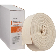 McKesson Stockinette Tubular 8 Inch X 25 Yard Cotton NonSterile, 4/CS