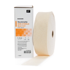 McKesson Bias Cut Stockinette Cotton 3 Inch X 50 Yard Size 3 Beige NonSterile, 1/RL