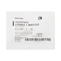 McKesson Bias Cut Stockinette Cotton 4 Inch X 4 Yard Size 5 Beige Sterile, 1/EA