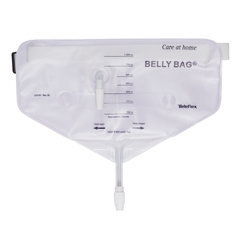 Teleflex Medical Urinary Drain Bag Belly Bag Anti-Reflux Valve 1000 mL Vinyl