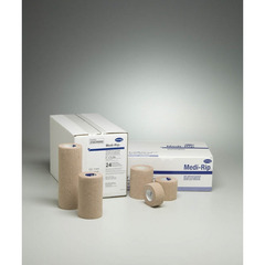 Hartmann Cohesive Bandage Medi-Rip 1 Inch X 5 Yard Standard Compression Self-adherent Closure Tan NonSterile, 24/BX