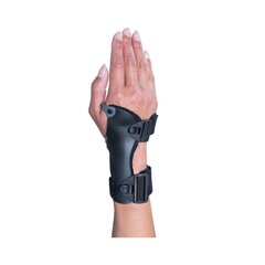 Ossur Wrist Brace Exoform&reg; Carpal Tunnel Suede / Flannel Left Hand Black / Blue Large