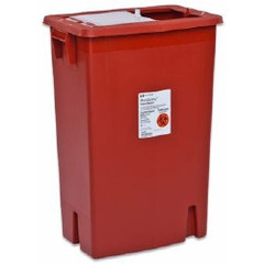 Cardinal Health Multi-purpose Sharps Container SharpSafety™ 1-Piece 17.5H x 15.5W x 11D