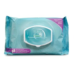 PDI Personal Wipe Hygea Soft Pack Aloe 48 per Pack, 48 EA/PK