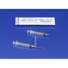 MON463709EA - Cardinal Health - Hypodermic Needle Monoject SoftPack Without Safety 27 Gauge 1-1/2" Length, 1/EA