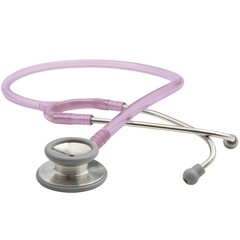 American Diagnostic Clinician Stethoscope Adscope&reg; 603 Pink 1-Tube 22 Inch Tube Double Sided Chestpiece