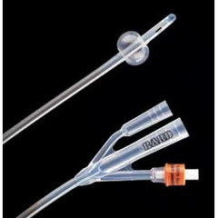 Bard Medical Foley Catheter Lubri-Sil&reg; 3-Way Standard Tip 5 cc Balloon 20 Fr. Antimicrobial Hydrogel Coated Silicone, 12/CS
