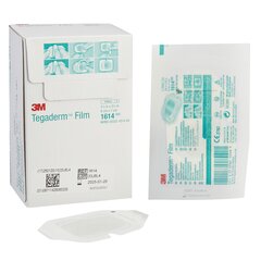 3M Transparent Film Dressing with Border Tegaderm Rectangle 2-3/8 x 2-3/4