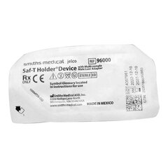 Smiths Medical Blood Transfer Device Jelco™ Saf-T Holder&reg; Male Luer Adapter, Back End Needle Blood Collection Sets, 50/BX