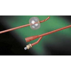 MON47042EA - Bard Medical - Foley Catheter Bardex Lubricath 2-Way Olive Coude Tip 5 cc Balloon 22 Fr. Hydrophilic Polymer Coated Latex