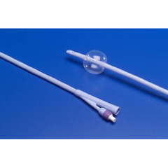 Cardinal Health Foley Catheter Kenguard 2-Way Standard Tip 5 cc Balloon 12 Fr. Silicone Coated Latex, 10EA/CT