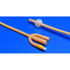 Cardinal Health Foley Catheter Dover 3-Way Standard Tip 5 cc Balloon 16 Fr. Silicone Coated Latex, 10EA/CT