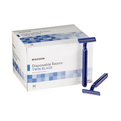 McKesson Razor Twin Blade Disposable - McKesson 16-RZ50 CS - Betty