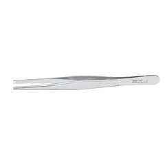 Integra LifeSciences Tissue Forceps Adson 6 Inch Length Surgical Grade Stainless Steel NonSterile NonLocking Thumb Handle Straight Serrated Tips with 1 X 2 Teeth
