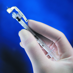 BD Insulin Syringe with Needle SafetyGlide™ 1/2 mL 29 Gauge 1/2 Inch Attached Needle Sliding Safety Needle