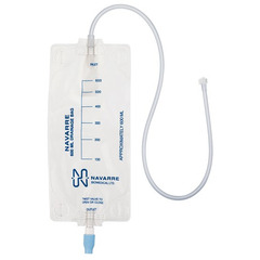 Bard Medical Gravity Drainage Bag Navarre 600 mL Sterile Luer connector Barrier, 10 EA/CS