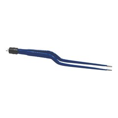 Symmetry Surgical Bipolar Forceps Bovie 8 Inch Length Surgical Grade Coated Stainless Steel NonSterile NonLocking Bayonet Handle Straight 2 mm Smooth Tips, 1/EA