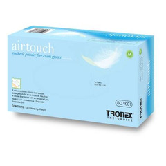 Tronex Healthcare Exam Glove 9010 Series Small NonSterile Nitrile Standard Cuff Length Fully Textured Blue Chemo Tested
