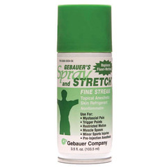 Gebauer Spray and Stretch&reg; 1,1,1,3,3-Pentafluoropropane / 1,1,1,2 Tetrafluoroethane Fine Stream 115 mL