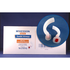 McKesson Oropharyngeal Airway McKesson Guedel 60 mm Length Black