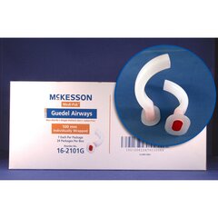 McKesson Oropharyngeal Airway McKesson Guedel 80 mm Length Green