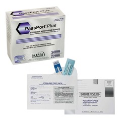 SPS Medical Supply PassPort&reg; Plus Sterilizer Monitoring Mail-In Service Steam / EO Gas / Dry Heat / Chemical Vapor, 1/BX