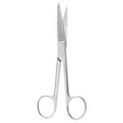 McKesson Bandage Scissors Argent™ Knowles 5-1/2 Inch Length Surgical Grade Stainless Steel NonSterile Finger Ring Handle Straight Sharp Tip / Blunt Tip