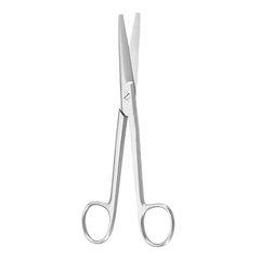 McKesson Dissecting Scissors Argent™ Mayo 6-3/4 Inch Length Surgical Grade Stainless Steel NonSterile Finger Ring Handle Straight, 1/EA
