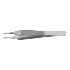 McKesson Tissue Forceps Argent™ Adson 4-3/4 Inch Length Surgical Grade Stainless Steel NonSterile NonLocking Thumb Handle Straight 1 X 2 Teeth