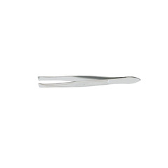 McKesson Cilia Forceps Bergh 3-1/2 Inch Length Office Grade Stainless Steel NonSterile NonLocking Thumb Handle 5 mm Wide Serrated Tips, 1/EA
