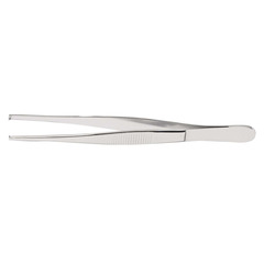 McKesson Tissue Forceps Weil-Blakesley 4-1/2 Inch Length Office Grade Stainless Steel NonSterile NonLocking Thumb Handle Straight 1 X 2 Teeth