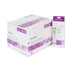 McKesson Digital Stick Thermometer Oral / Rectal / Axillary Probe Handheld, 1/EA
