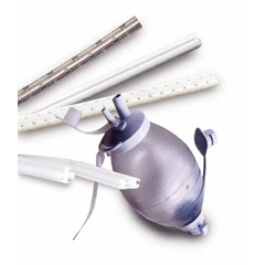 Aspen Surgical Products Wound Drain Tube Surgidyne&reg; Silicone Fluted Style 19 Fr. Size