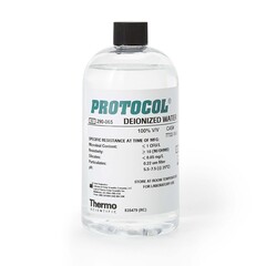 Fisher Scientific Chemistry Reagent Thermo Scientific™ Deionized Water Reagent Grade / Type I pH 7.0 16 oz.