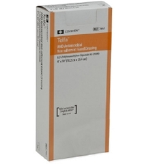 Cardinal Health Telfa&reg; AMD Antimicrobial Dressing 4 X 10 Inch Sterile, 25/TR 4TR/CS