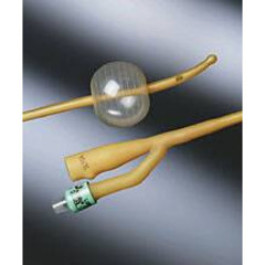Bard Medical Foley Catheter Bardex Lubricath 2-Way Carson Model 5 cc Balloon 24 Fr. Hydrophilic Polymer Coated Latex, 12 EA/CS