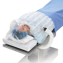 Solventum Corporation Forced Air Warming Blanket 3M™ Bair Hugger™ Dual Port 36 X 42 Inch Nonwoven Polypropylene 3.2 oz., 10/CS