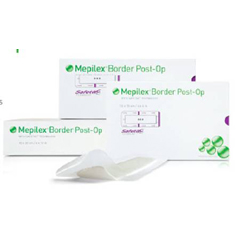 Molnlycke Healthcare Foam Dressing Mepilex&reg; Border Post-Op 4 x 6