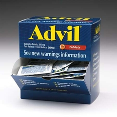 Glaxo Smith Kline Pain Relief Advil&reg; 200 mg Strength Ibuprofen Tablet 100 per Bottle