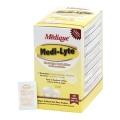 Medique Products Mineral Supplement Medi-Lyte Calcium / Potassium / Magnesium 10.8 mg - 40 mg - 12 mg Strength Tablet 500 per Box, 1/BX