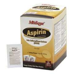 Medique Products Pain Relief 325 mg Strength Aspirin Tablet 200 per Box, 12/CS