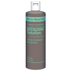 MON1073829EA - Emerson Healthcare - Betadine® Prep Solution, 16 oz. Bottle, 10% Povidone Iodine